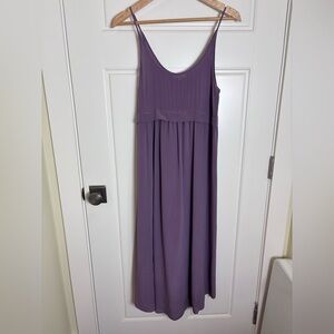 Wilfred Elegant Purple Silk Maxi Dress